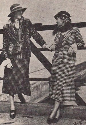 Mazo de la Roche and Caroline Clement, 1930s