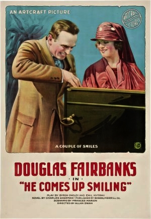 he comes up smiling 1918 movie poster