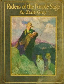 riders purple sage zane grey old illustrated cover