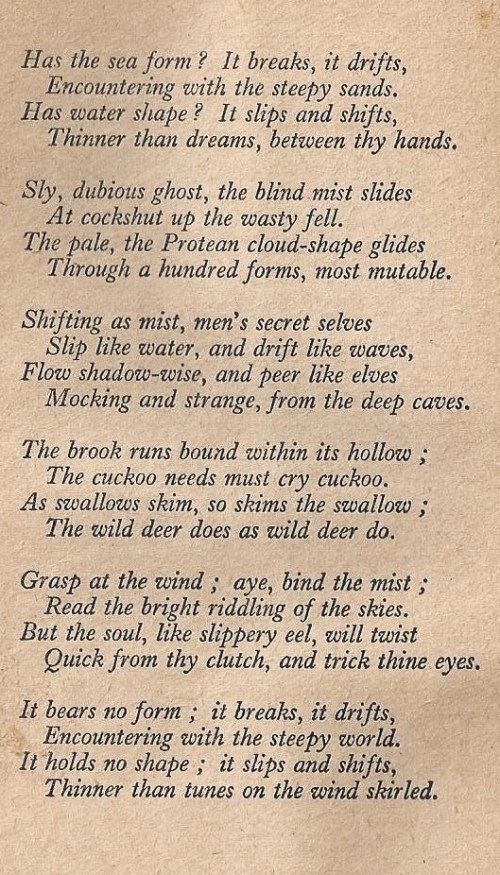 Un-credited poem, one would then assume to be by Rose Macaulay herself, on frontispiece page.