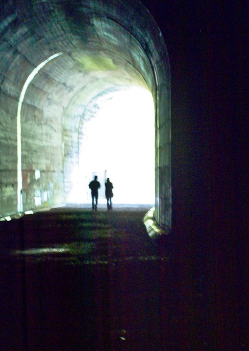 There's a light at the end of the tunnel... in this case, that would be the extremely cool (literally) abandoned Othello railway tunnels near Hope, British Columbia. Yes, we've been travelling! Not too far away from home, just touristing in the backyard, as it were. This is about 5-ish hours driving hours from home, not counting numerous stops.